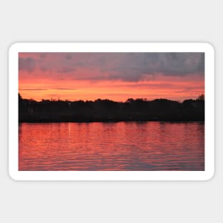 Pink Sunrise Sticker